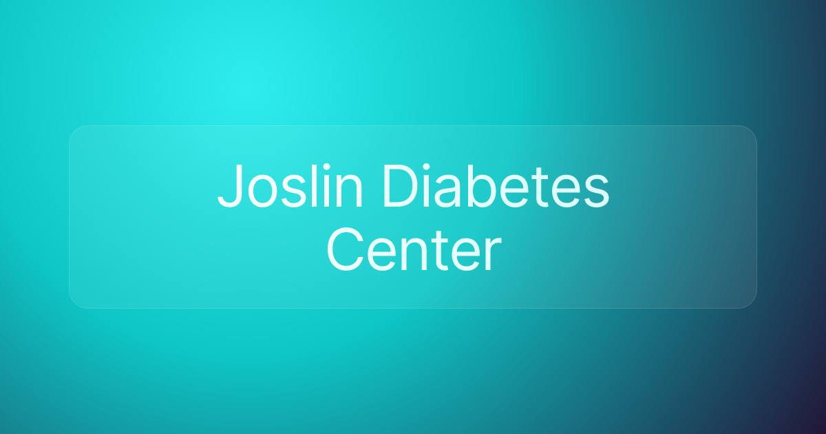Joslin Diabetes Center
