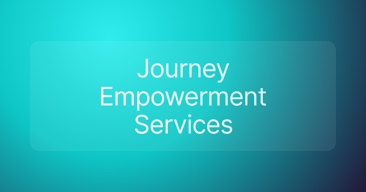 Journey Empowerment Services