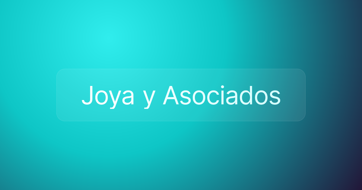 Joya y Asociados