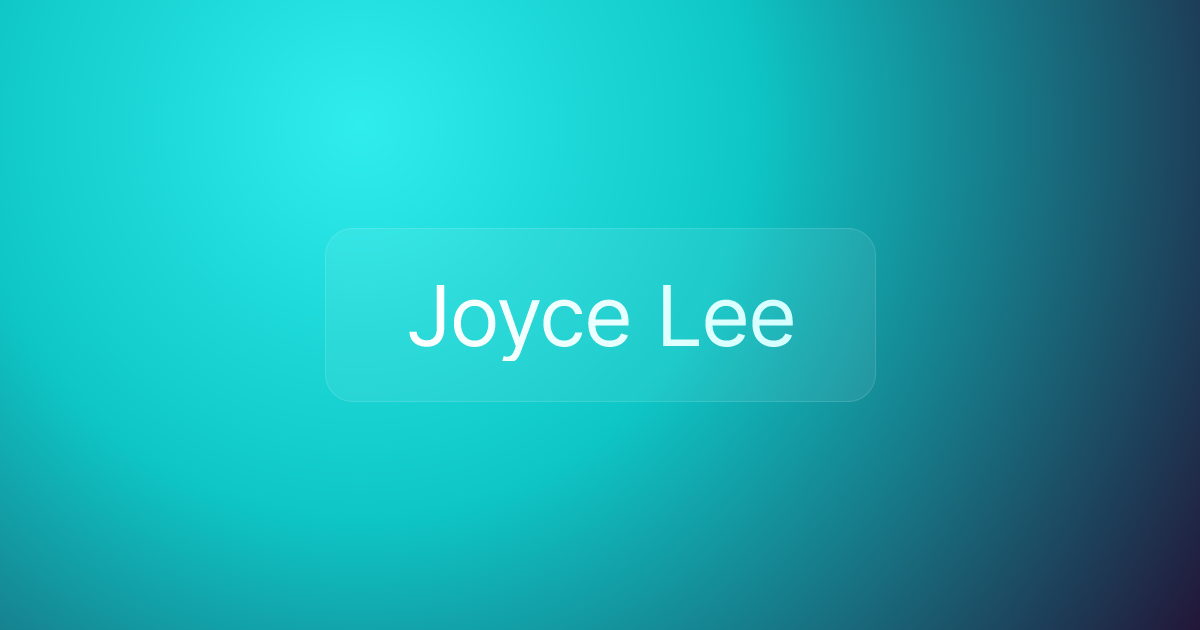 Joyce Lee