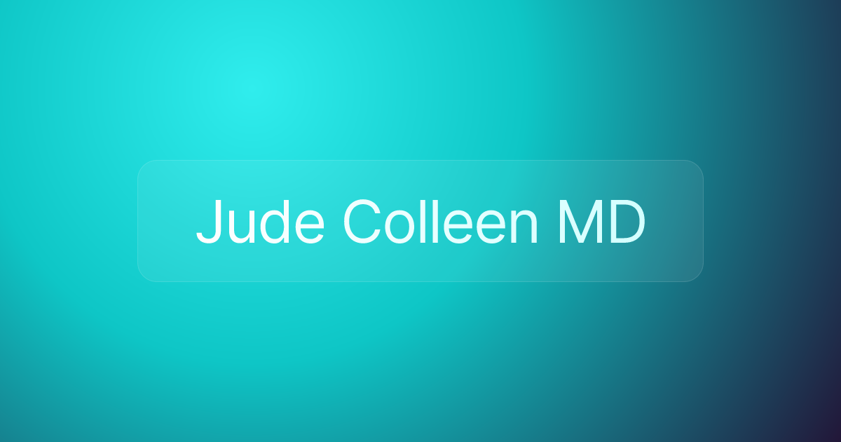 Jude Colleen MD