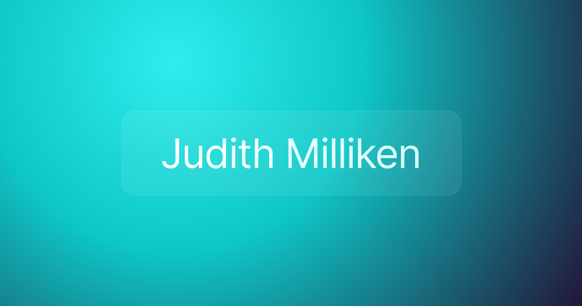 Judith Milliken