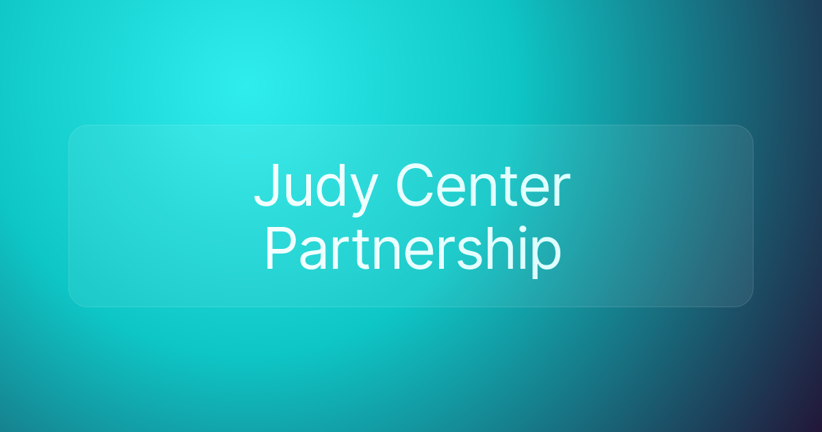 Judy Center Partnership
