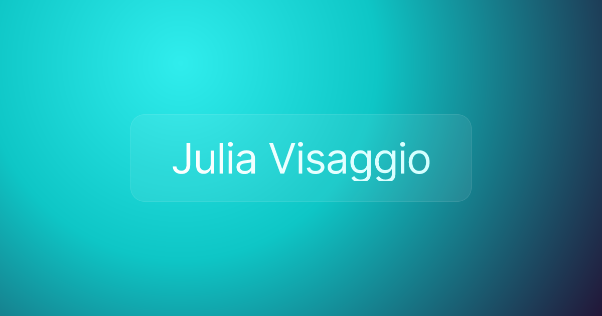 Julia Visaggio
