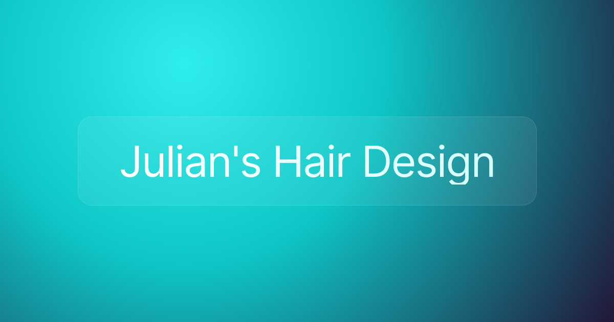 Julian's Hair Design