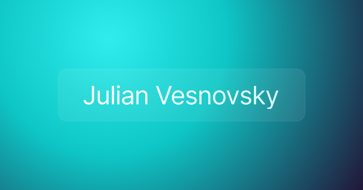 Julian Vesnovsky