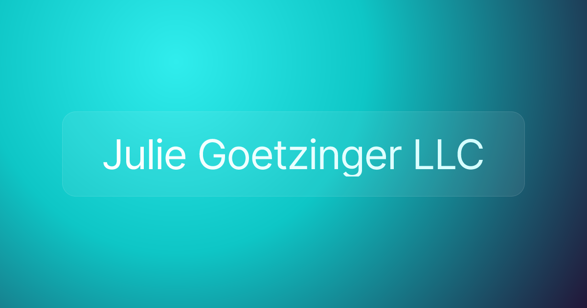 Julie Goetzinger LLC