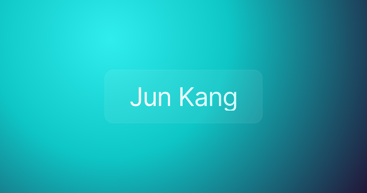 Jun Kang