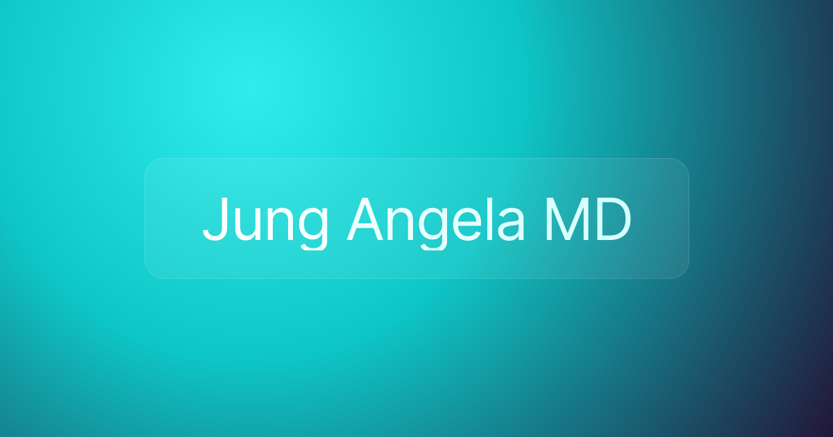 Jung Angela MD