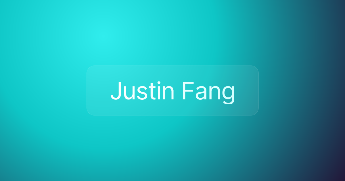 Justin Fang