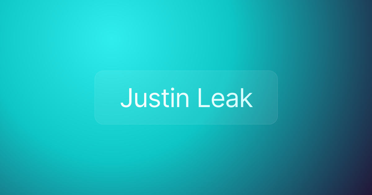 Justin Leak