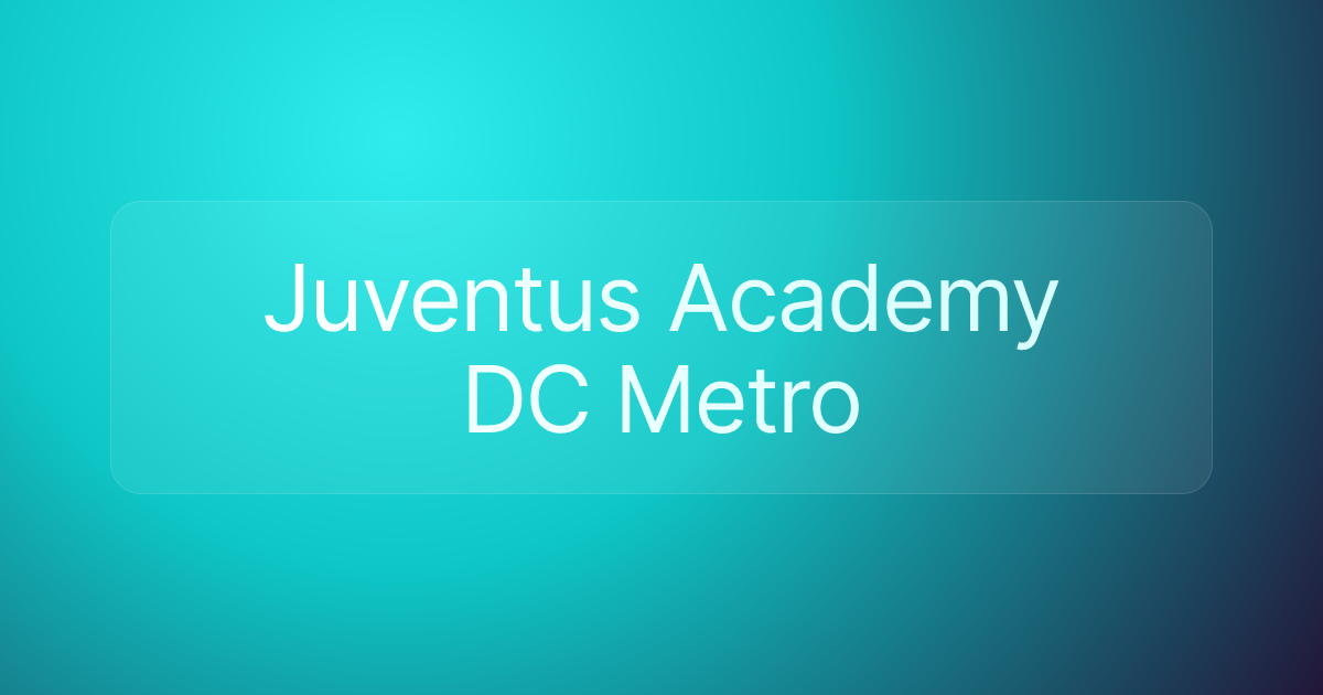 Juventus Academy DC Metro