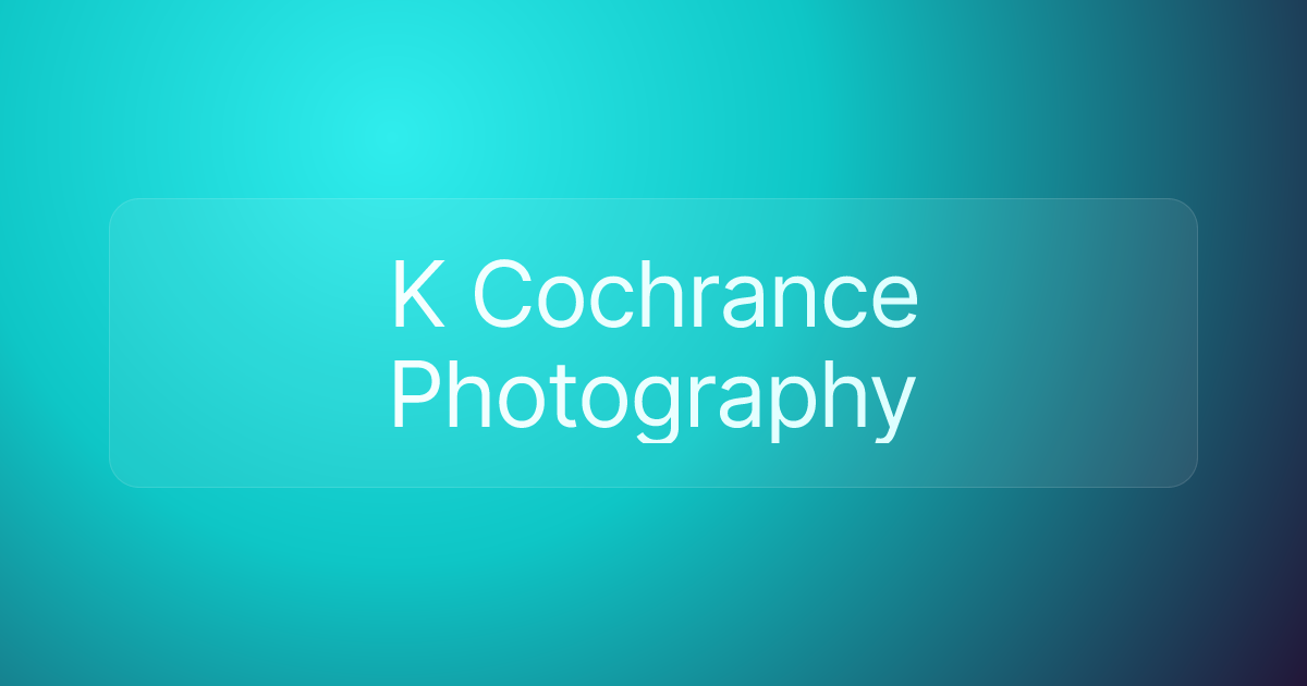 K Cochrance Photography