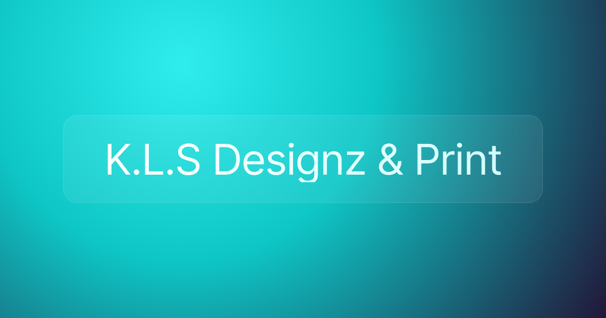K.L.S Designz & Print