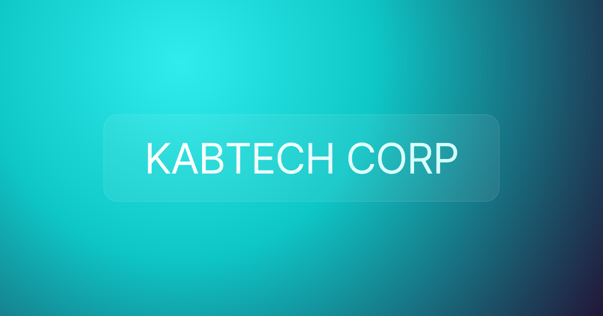 KABTECH CORP