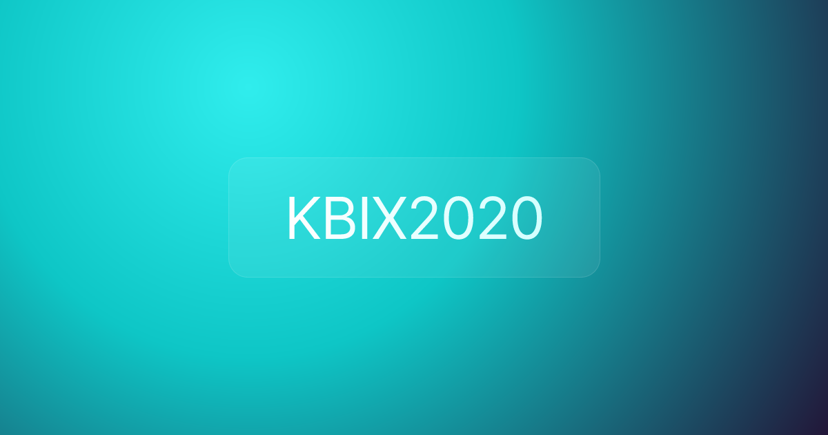KBIX2020