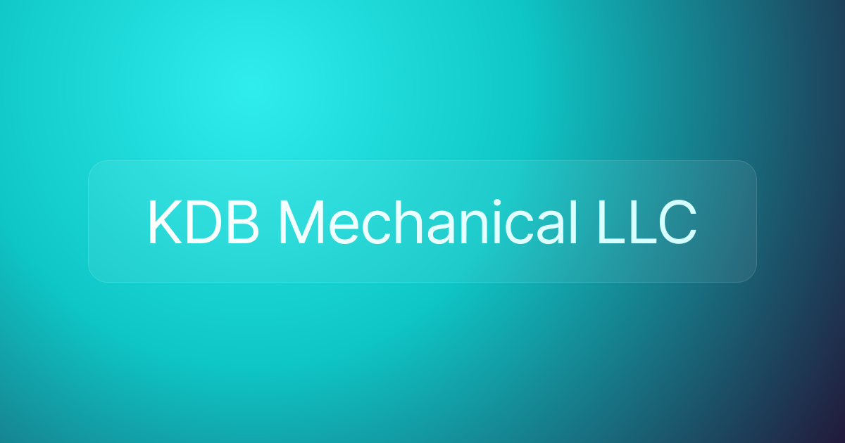 KDB Mechanical LLC