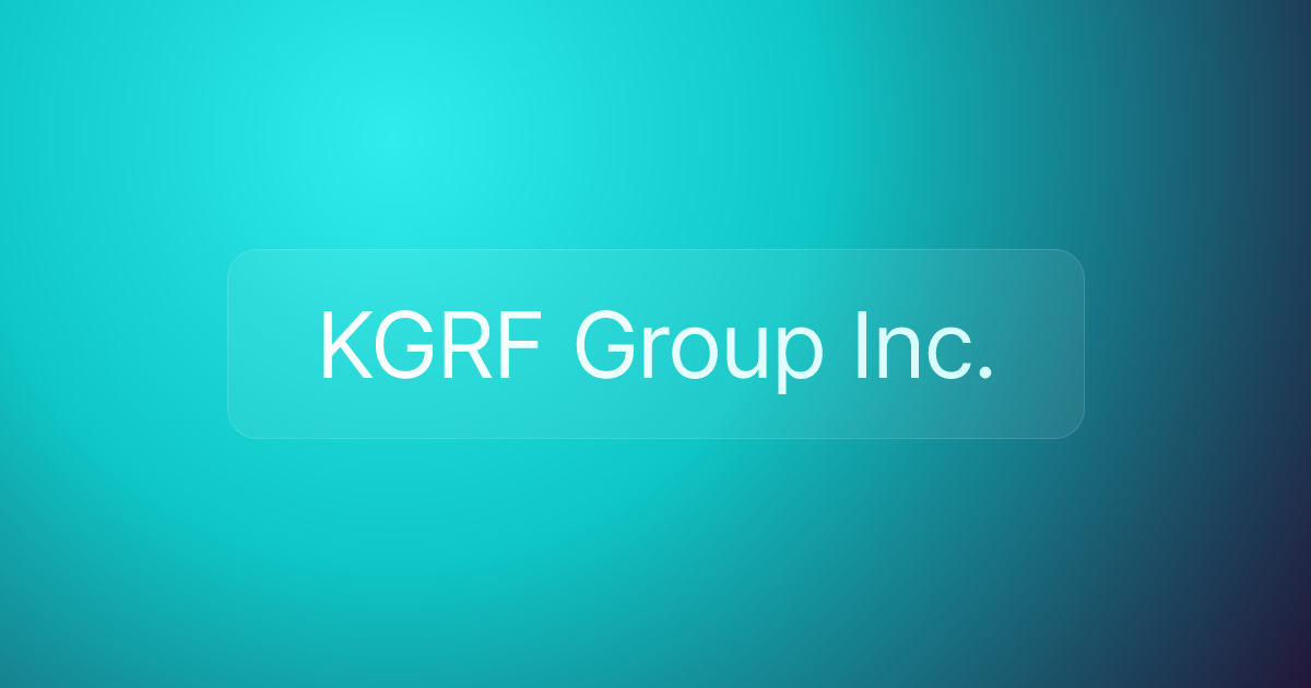 KGRF Group Inc.