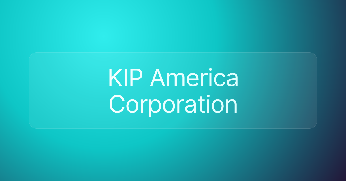 KIP America Corporation
