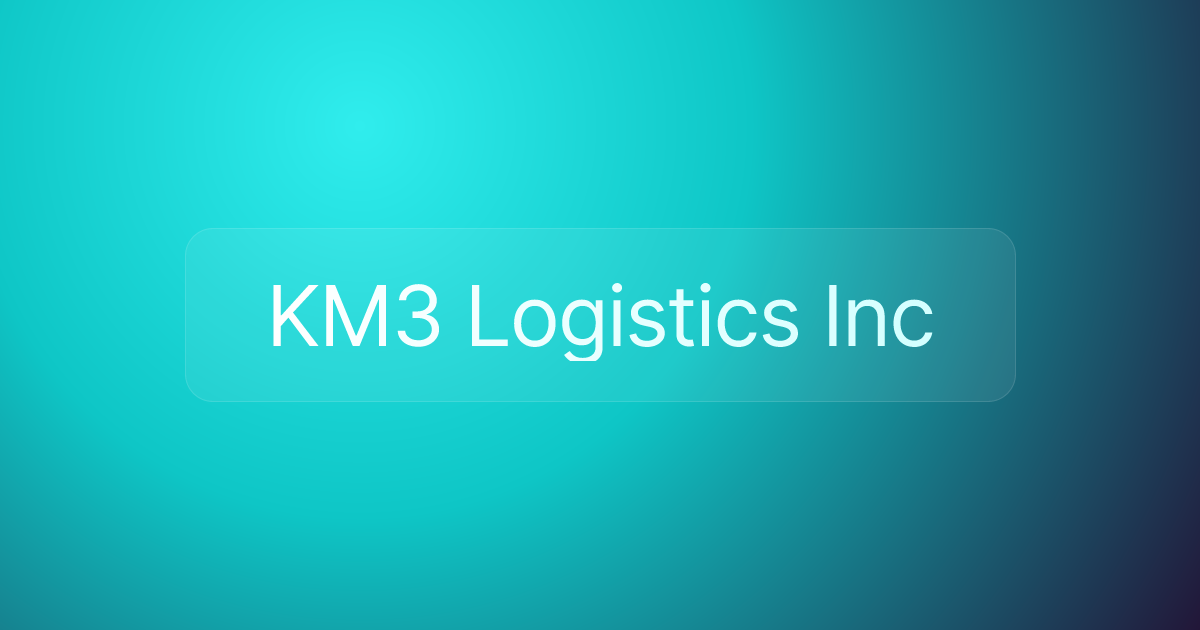 KM3 Logistics Inc