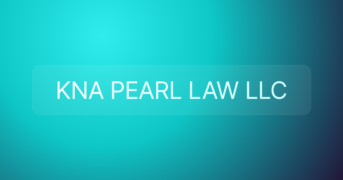 KNA PEARL LAW LLC