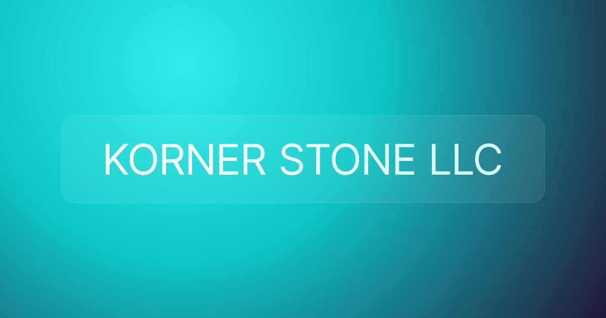 KORNER STONE LLC