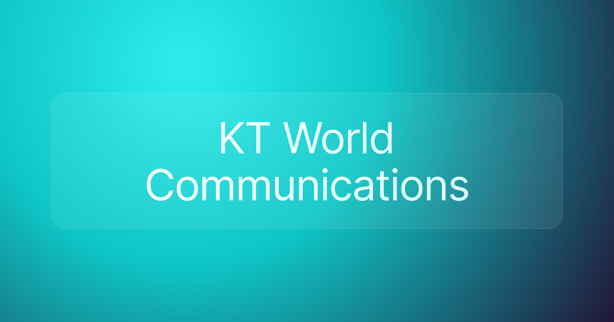 KT World Communications
