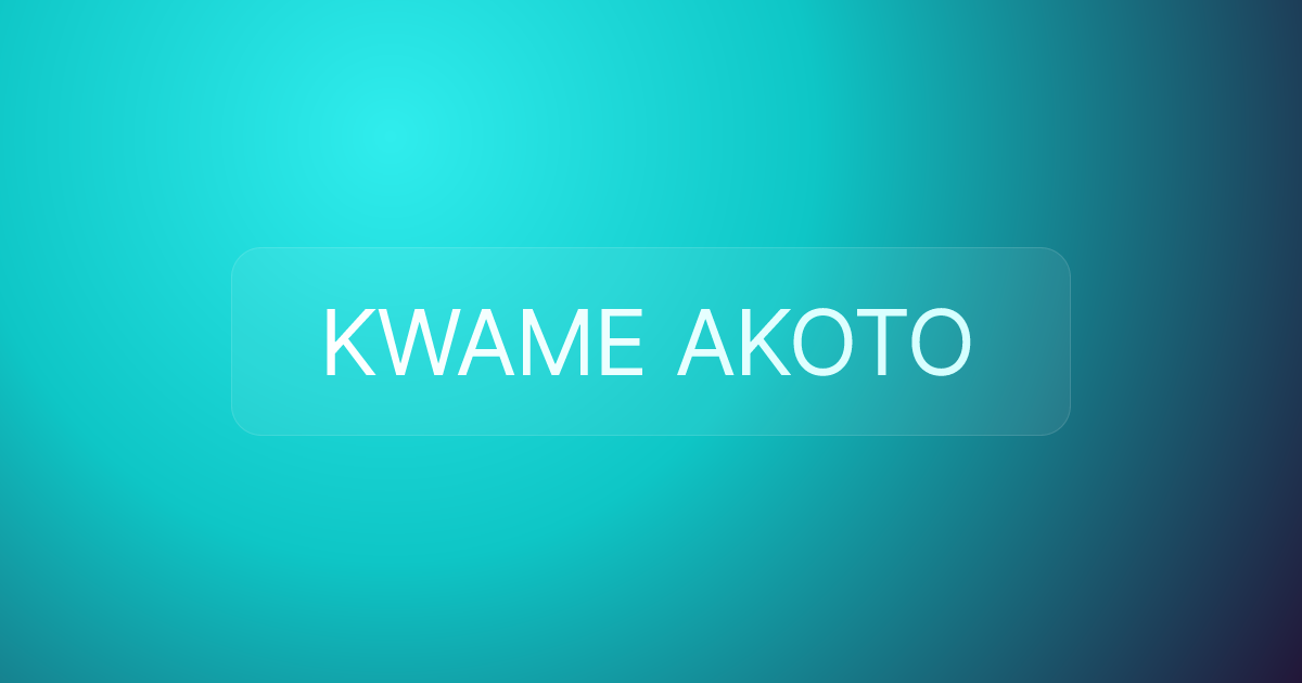 KWAME AKOTO