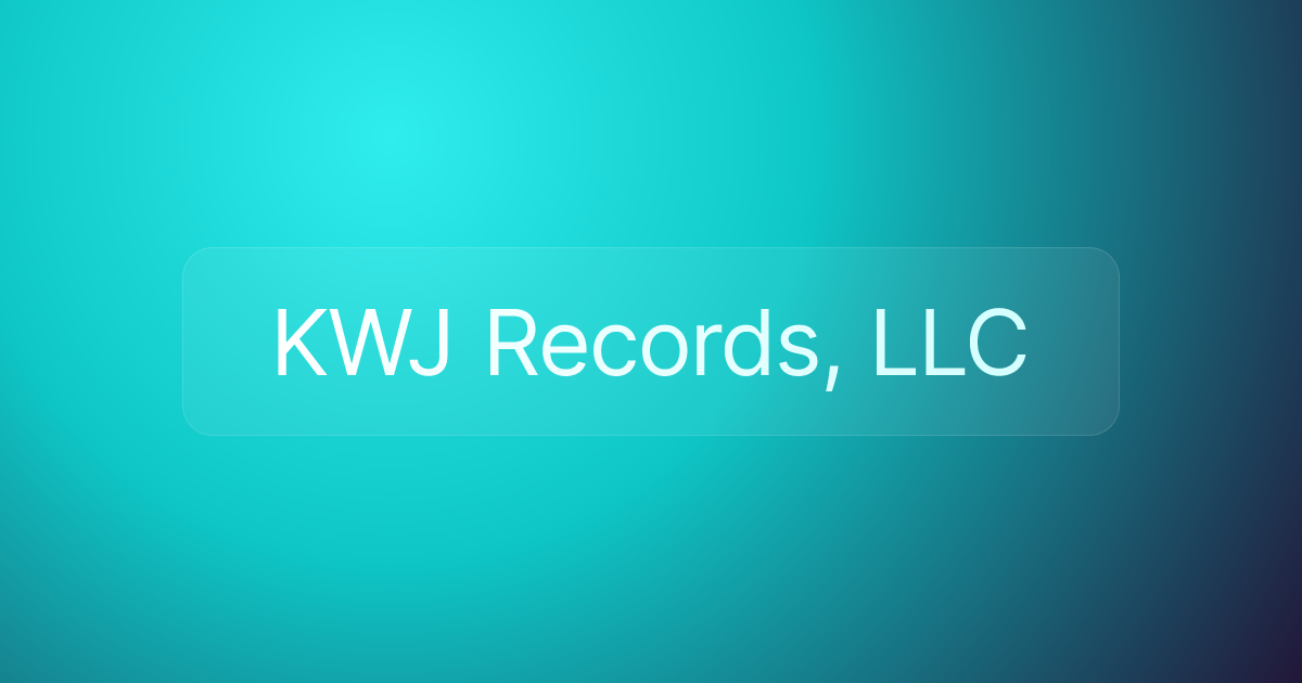 KWJ Records, LLC
