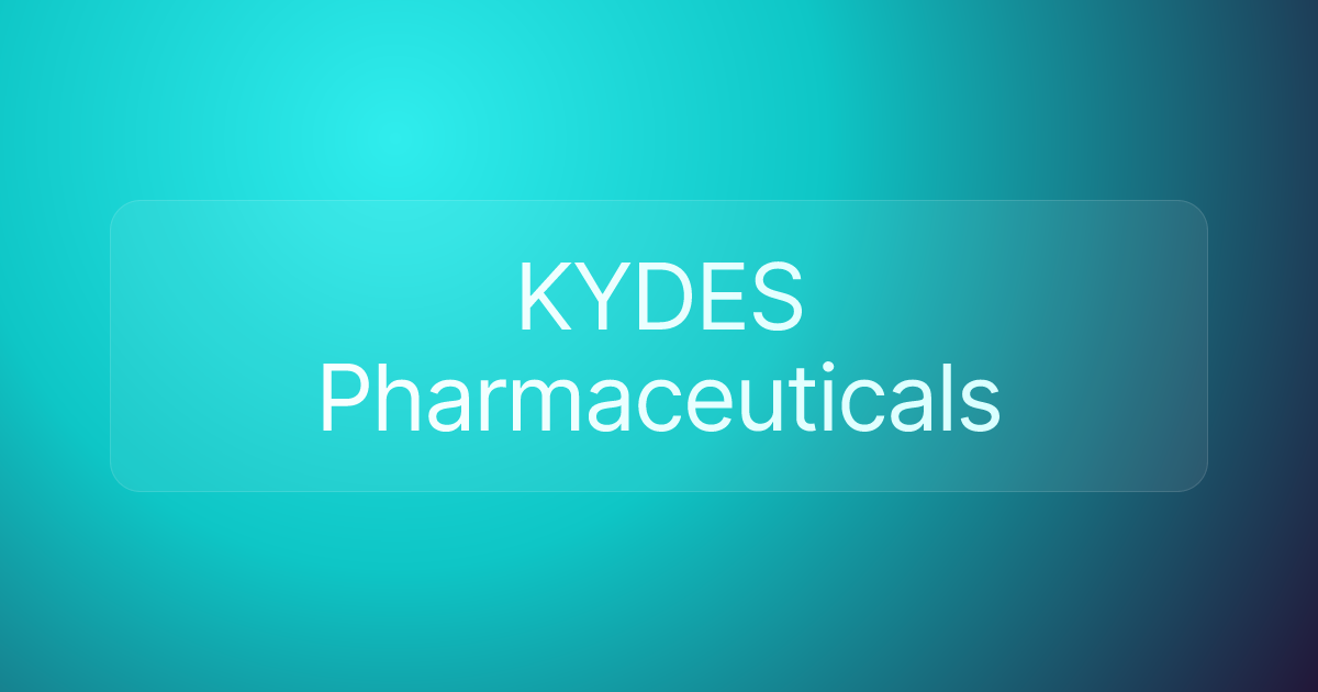 KYDES Pharmaceuticals