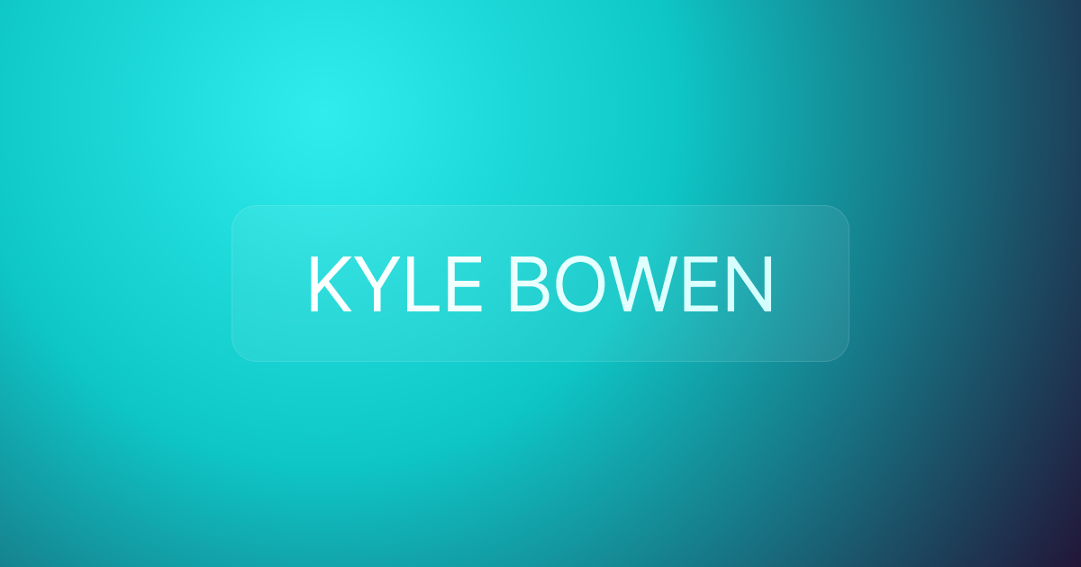 KYLE BOWEN