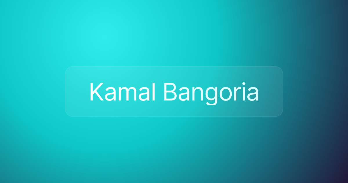 Kamal Bangoria