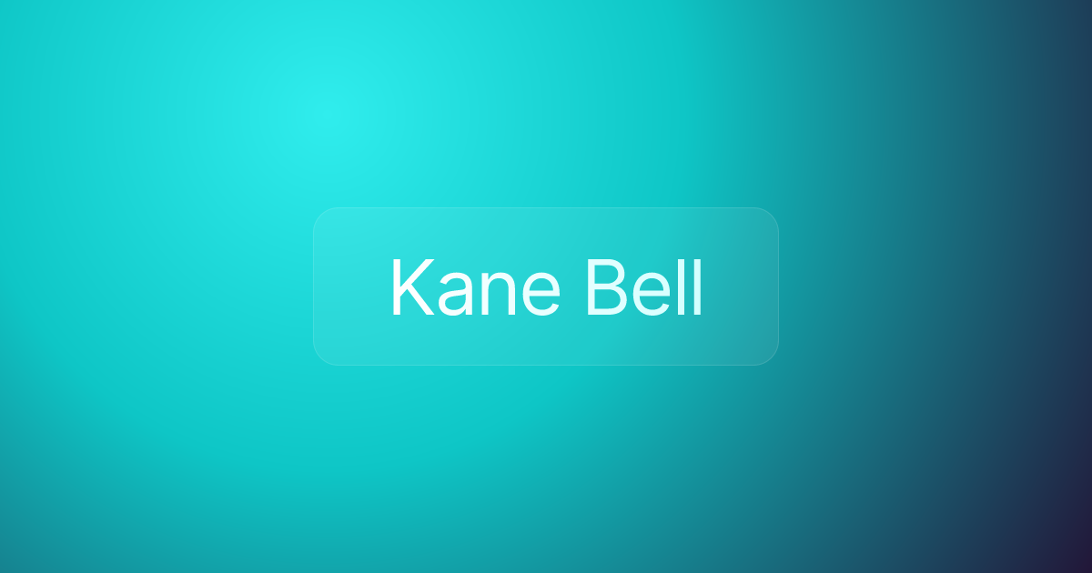 Kane Bell