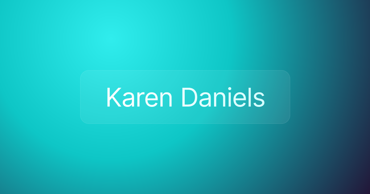 Karen Daniels