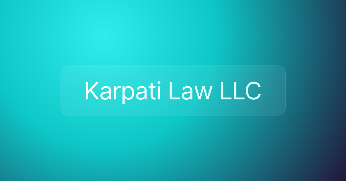 Karpati Law LLC
