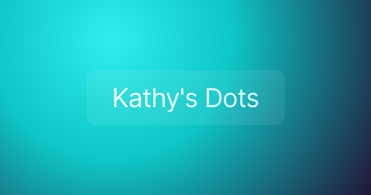 Kathy's Dots