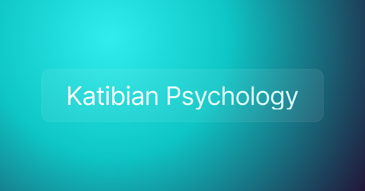 Katibian Psychology