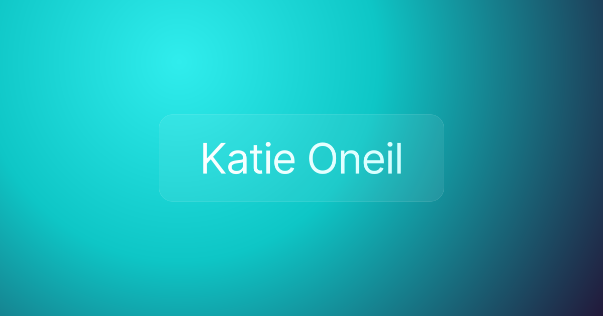 Katie Oneil