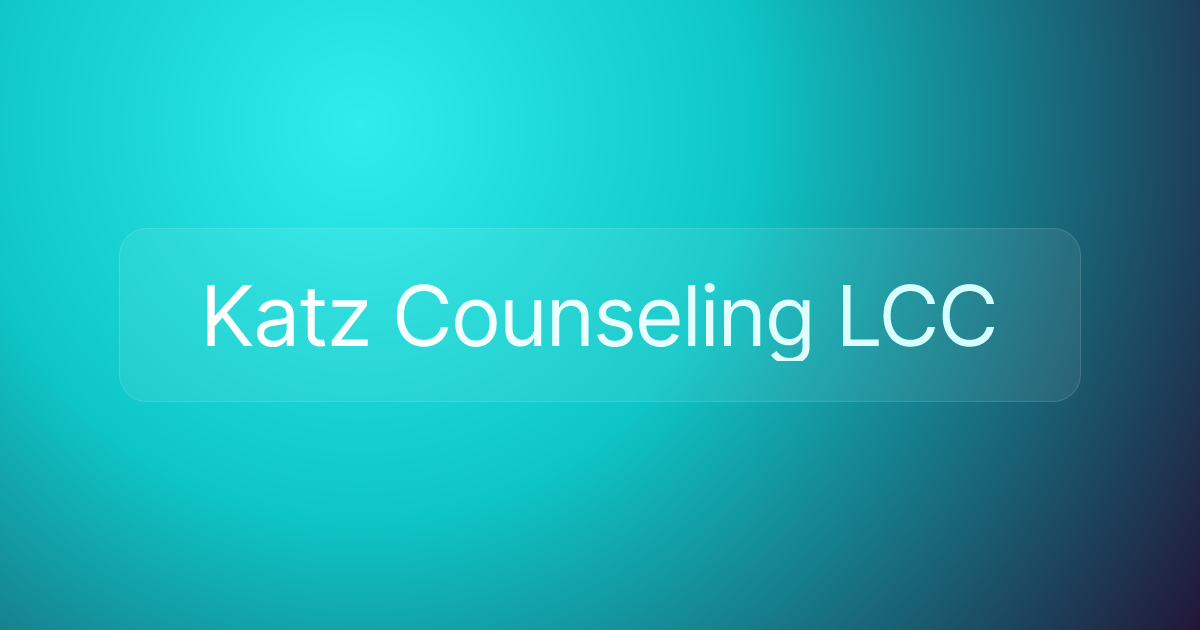Katz Counseling LCC