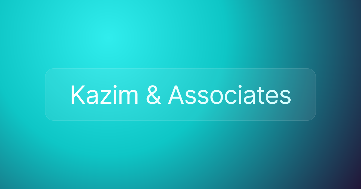 Kazim & Associates