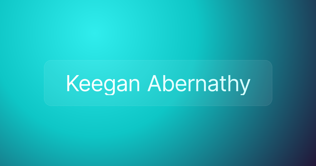 Keegan Abernathy