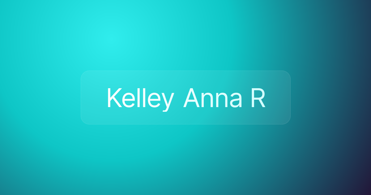 Kelley Anna R