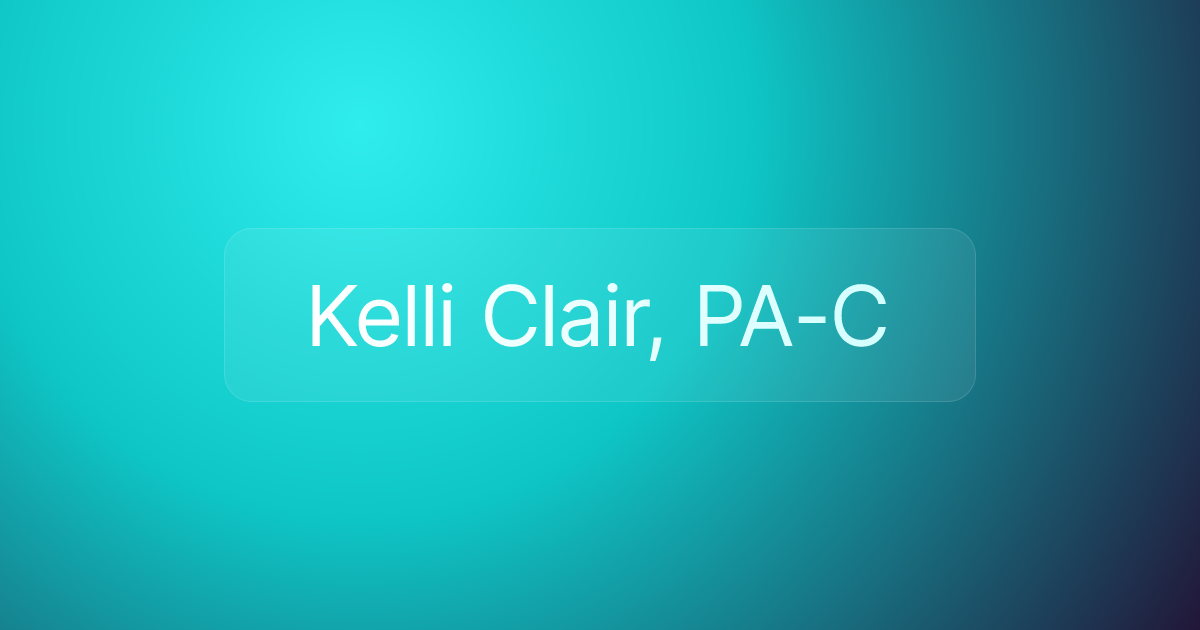 Kelli Clair, PA-C