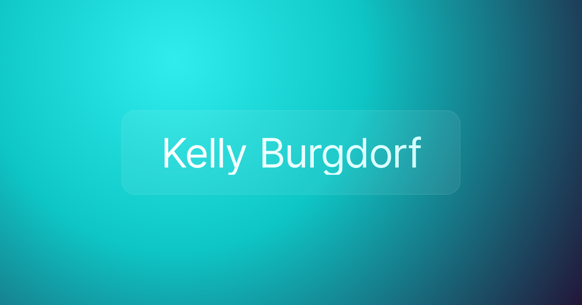 Kelly Burgdorf