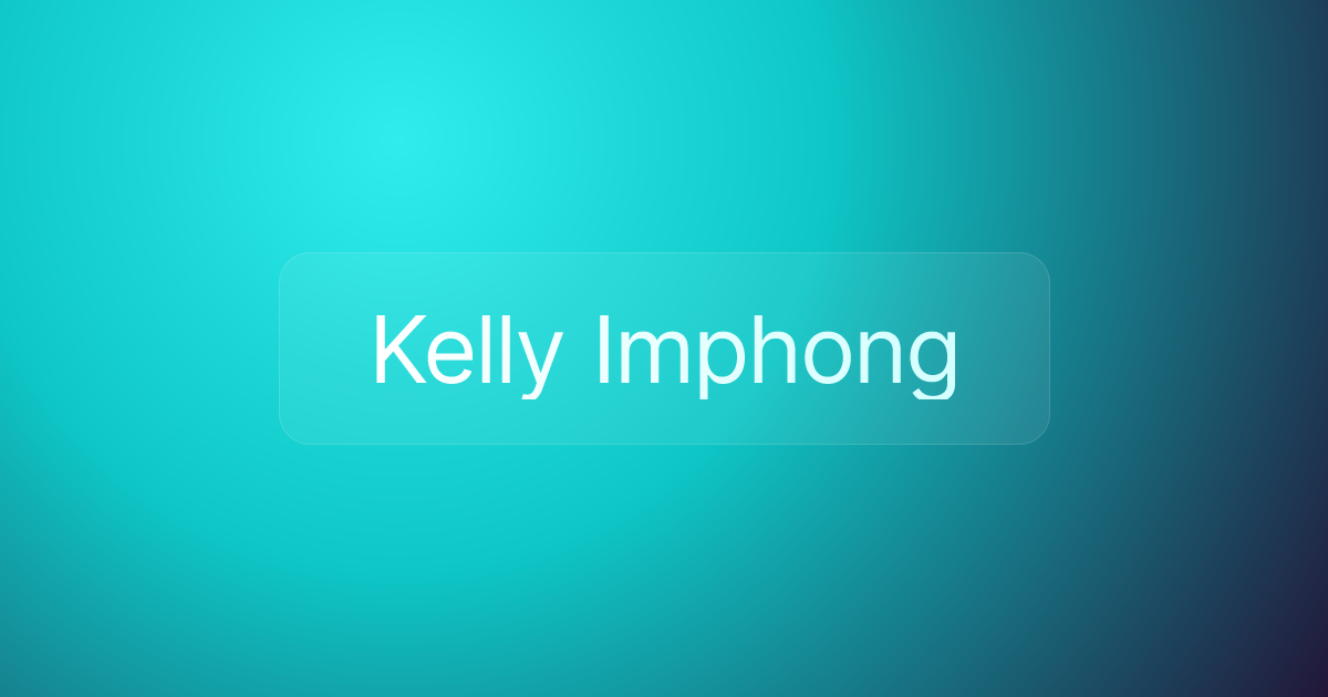 Kelly Imphong