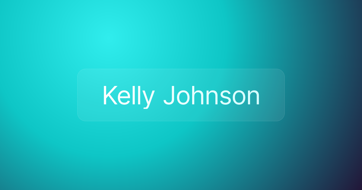 Kelly Johnson