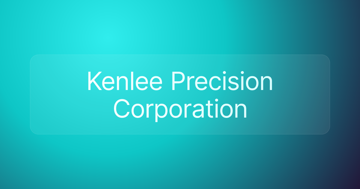 Kenlee Precision Corporation