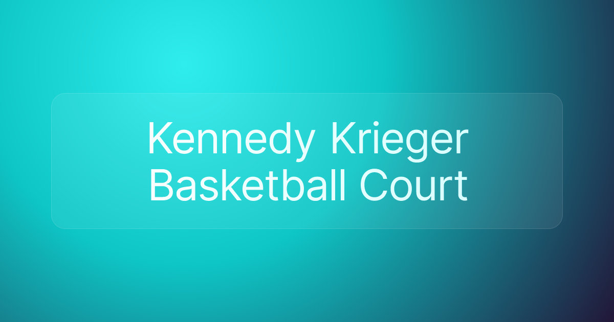 Kennedy Krieger Basketball Court
