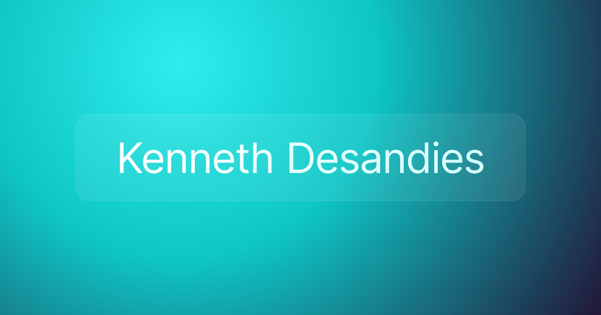 Kenneth Desandies