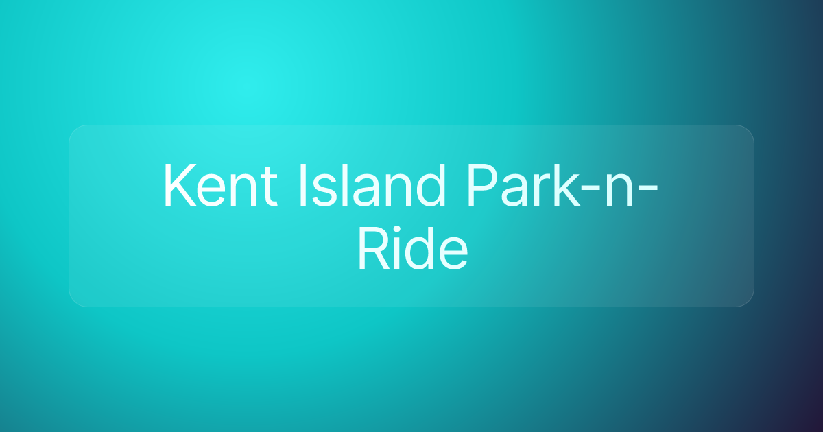 Kent Island Park-n-Ride